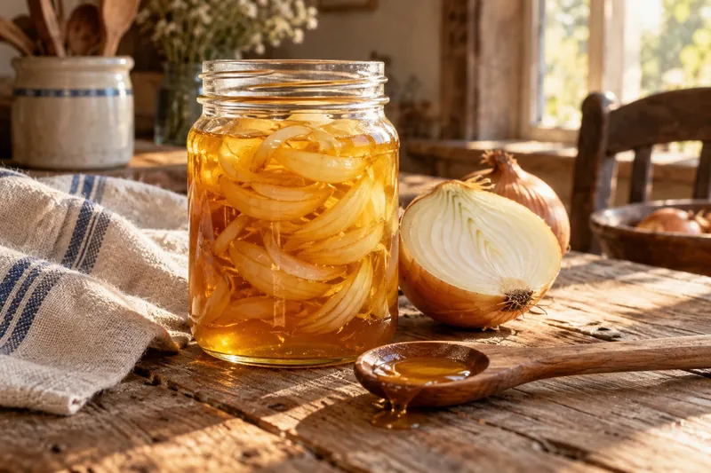 Onion Honey Overnight made at home